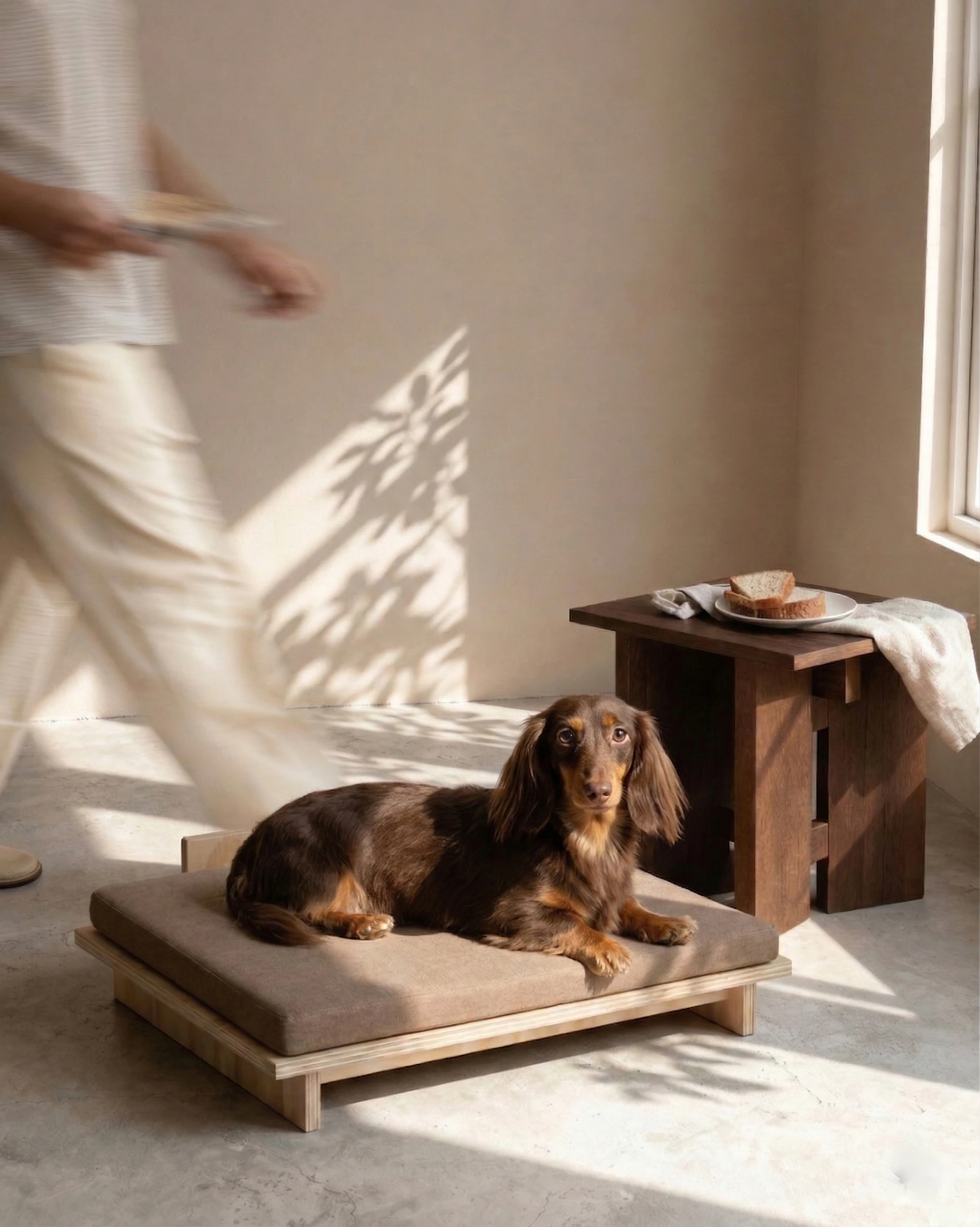 Sentado. — pieza de mobiliario de Grandanés.