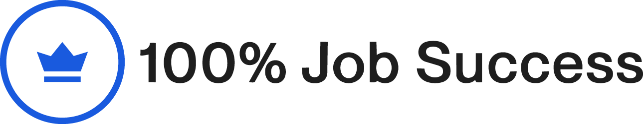 100 % Job Success en Upwork